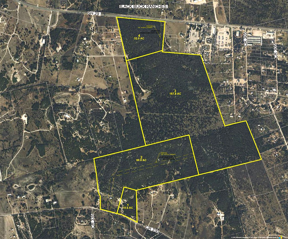 Burnet, TX land parcel